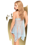 NAUGHTY DOLL LACE DETAILED BABYDOLL